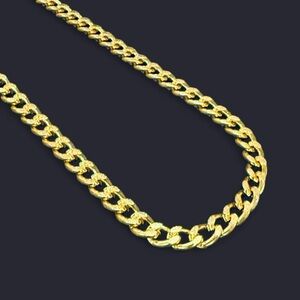 Vintage 90s Yellow Gold Tone Chain 20”